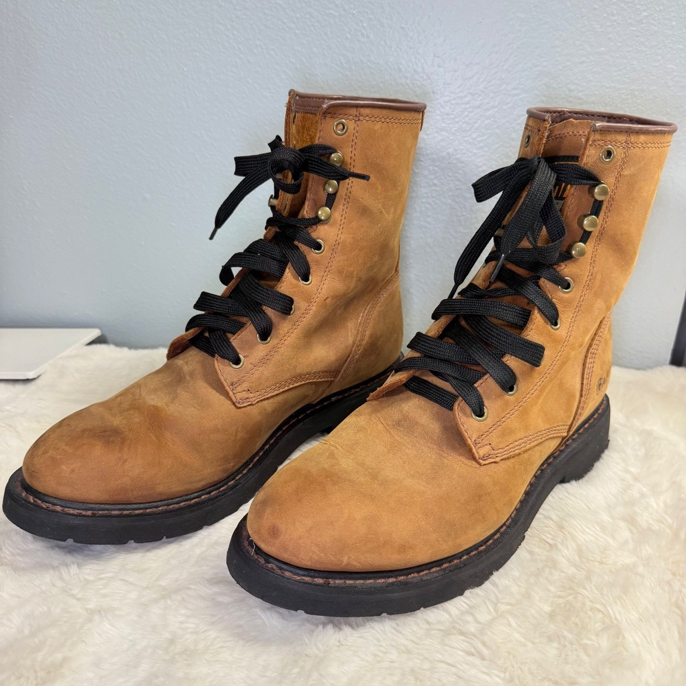 Ariat Men's Work Boots 9D EH ASTM F2892-11 Leather Lace-Up Oil & Slip Resistant